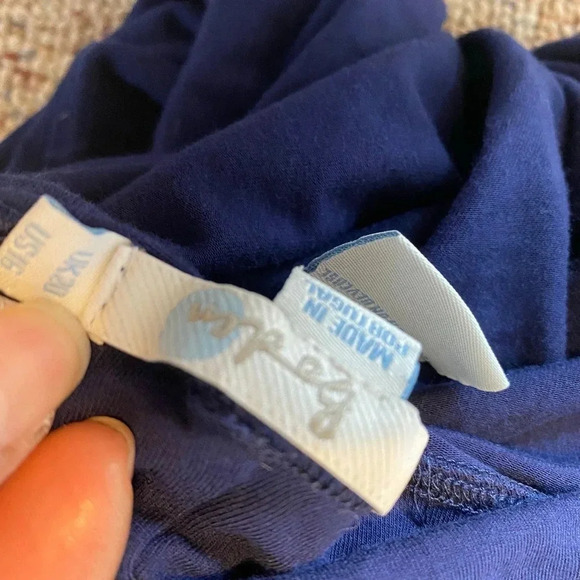 Boden Maternity Blue Leggings Plus Size 16 Super Stretchy - Picture 5 of 7